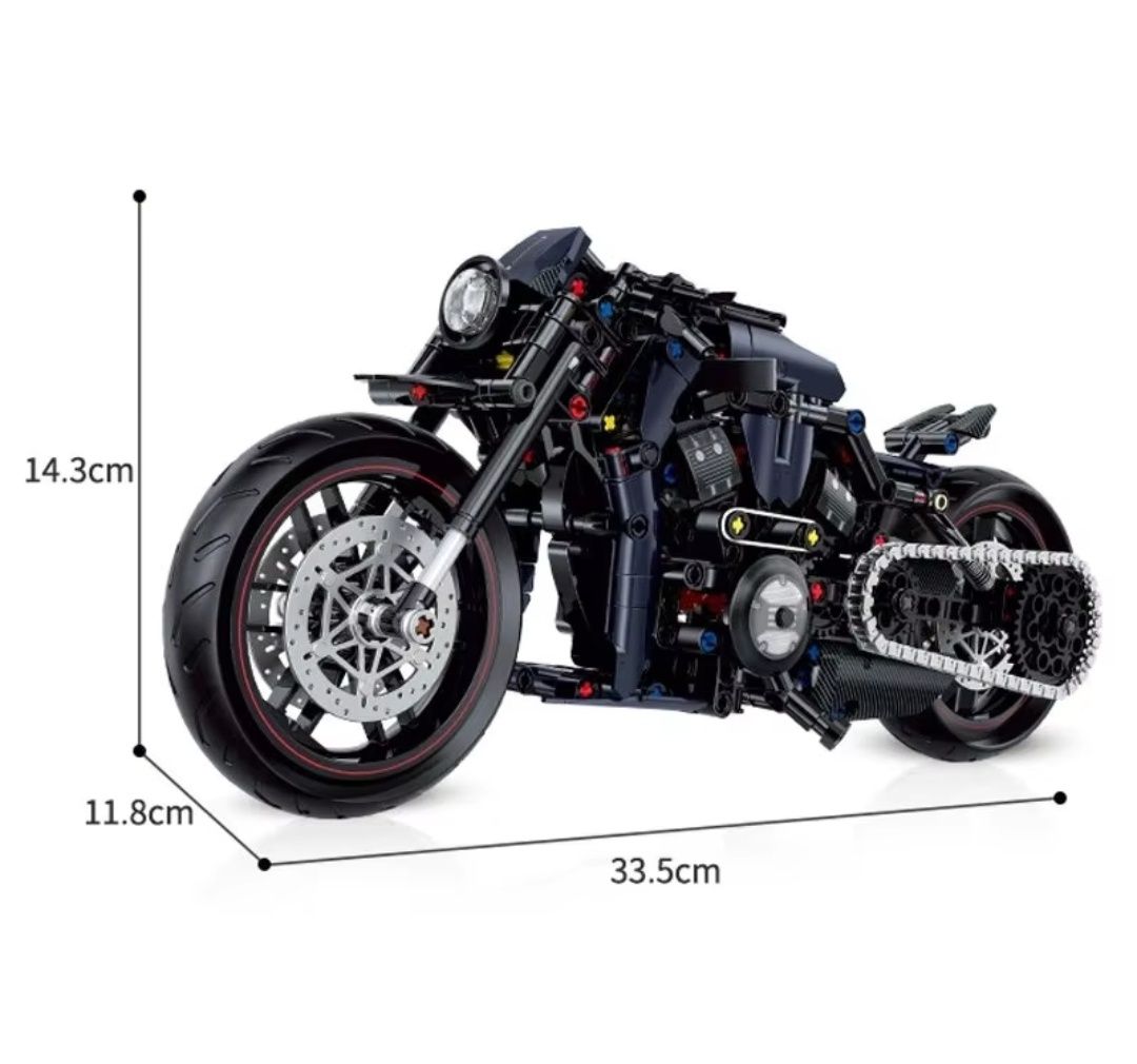 Подарочный конструктор мотоцикл байк lego Харлей Harley Davidson 623шт