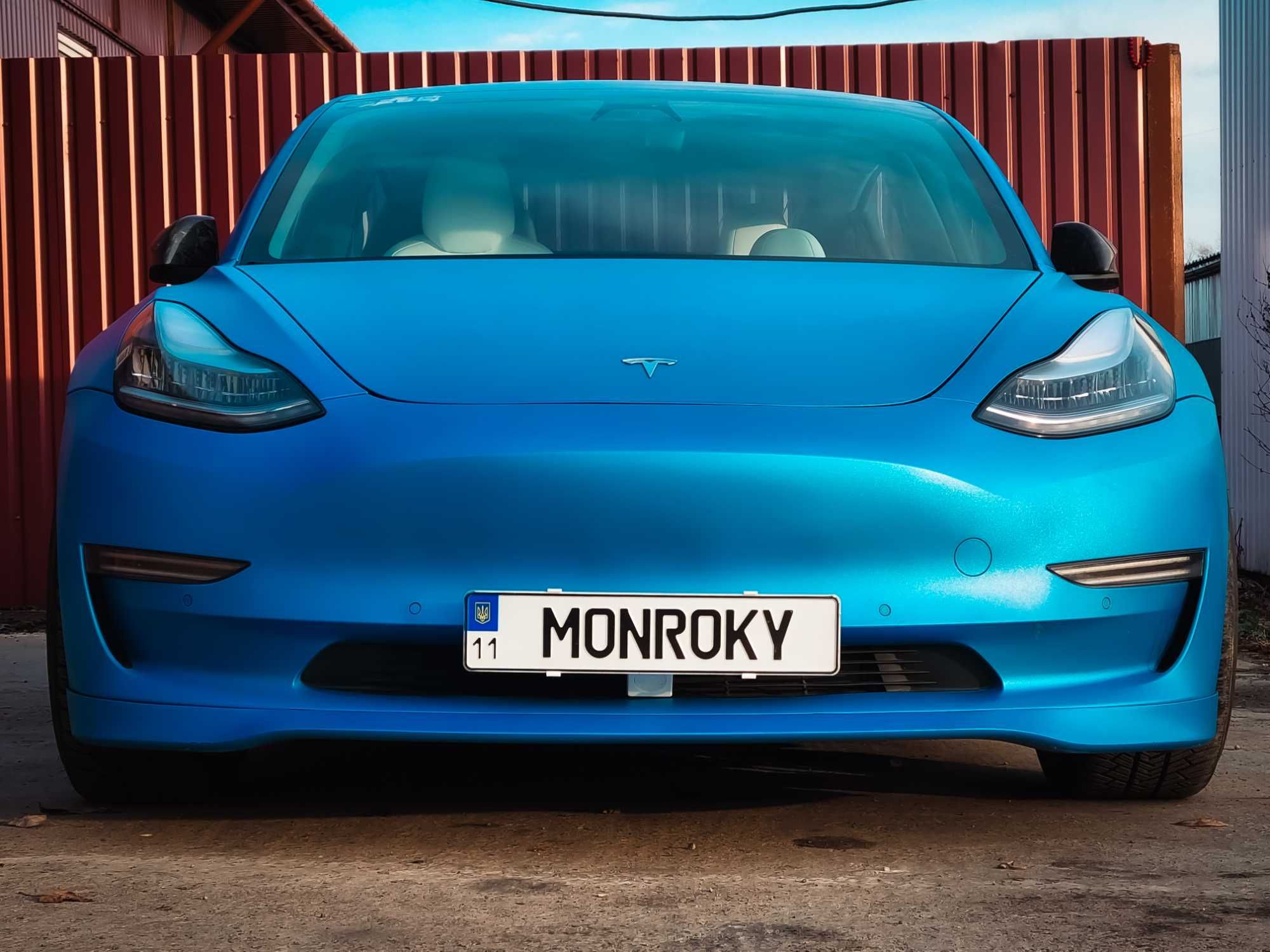 Крепление под номер знак Tesla Model 3 / Y (Номерная рамка)