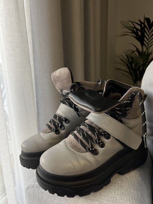 Черевики зимові з натуральним хутром шкіряні