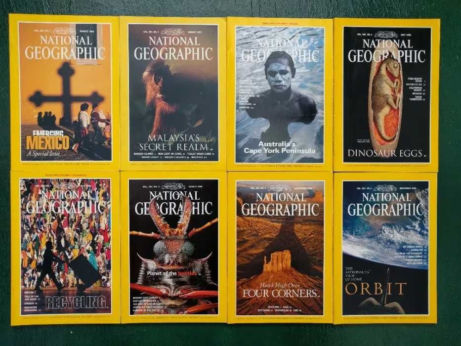 Revistas National Geographic USA 1994 a 2000