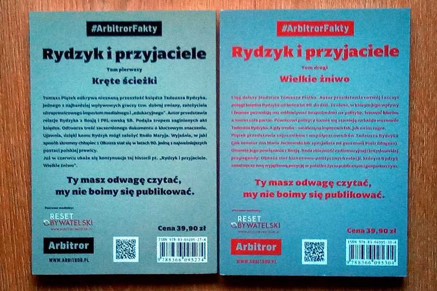 Tomasz PIĄTEK, Rydzyk i przyjaciele (2 książki)