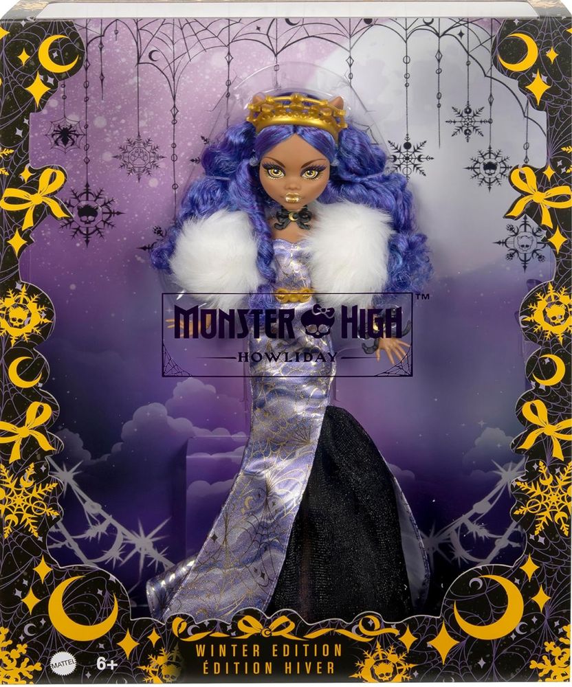 Monster High Doll, Clawdeen Wolf Howliday