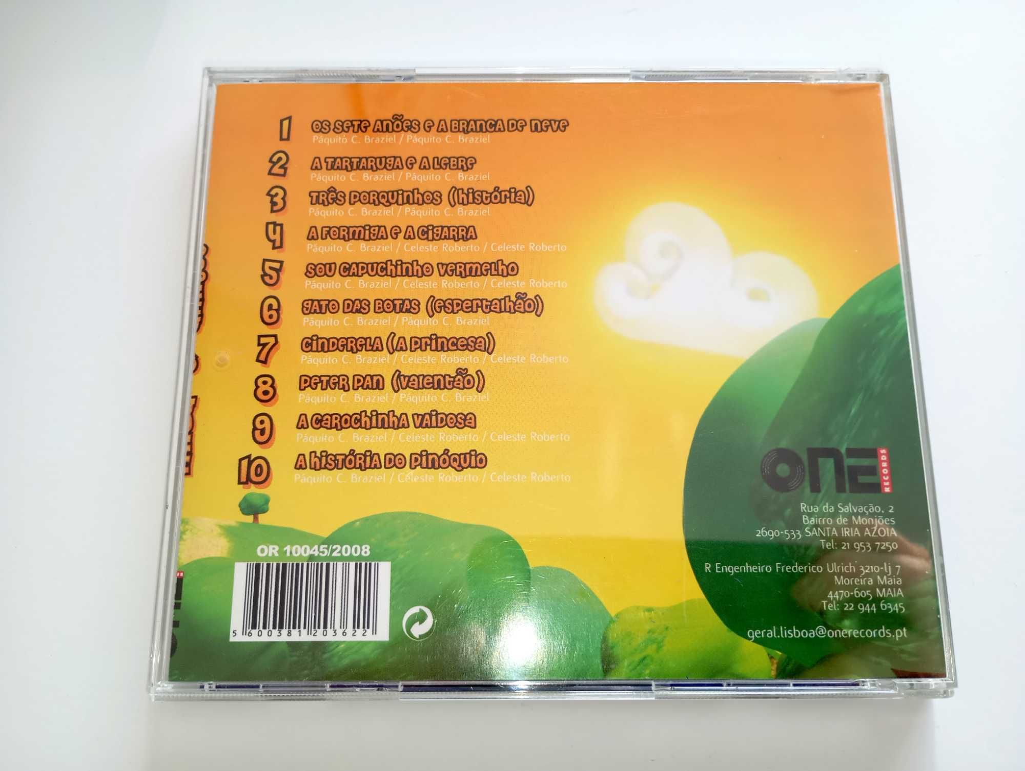 CD Original - Mica e  amigos, Canções co histórias