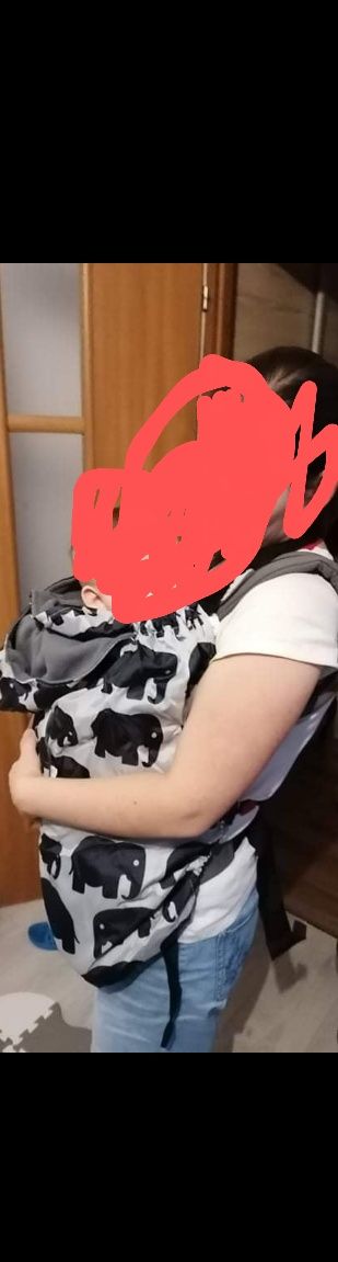 Kinderkraft nino nosidełko szare