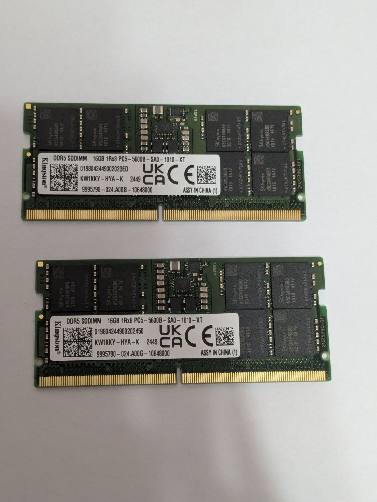 Оперативна пам'ять 32 гб, ddr5