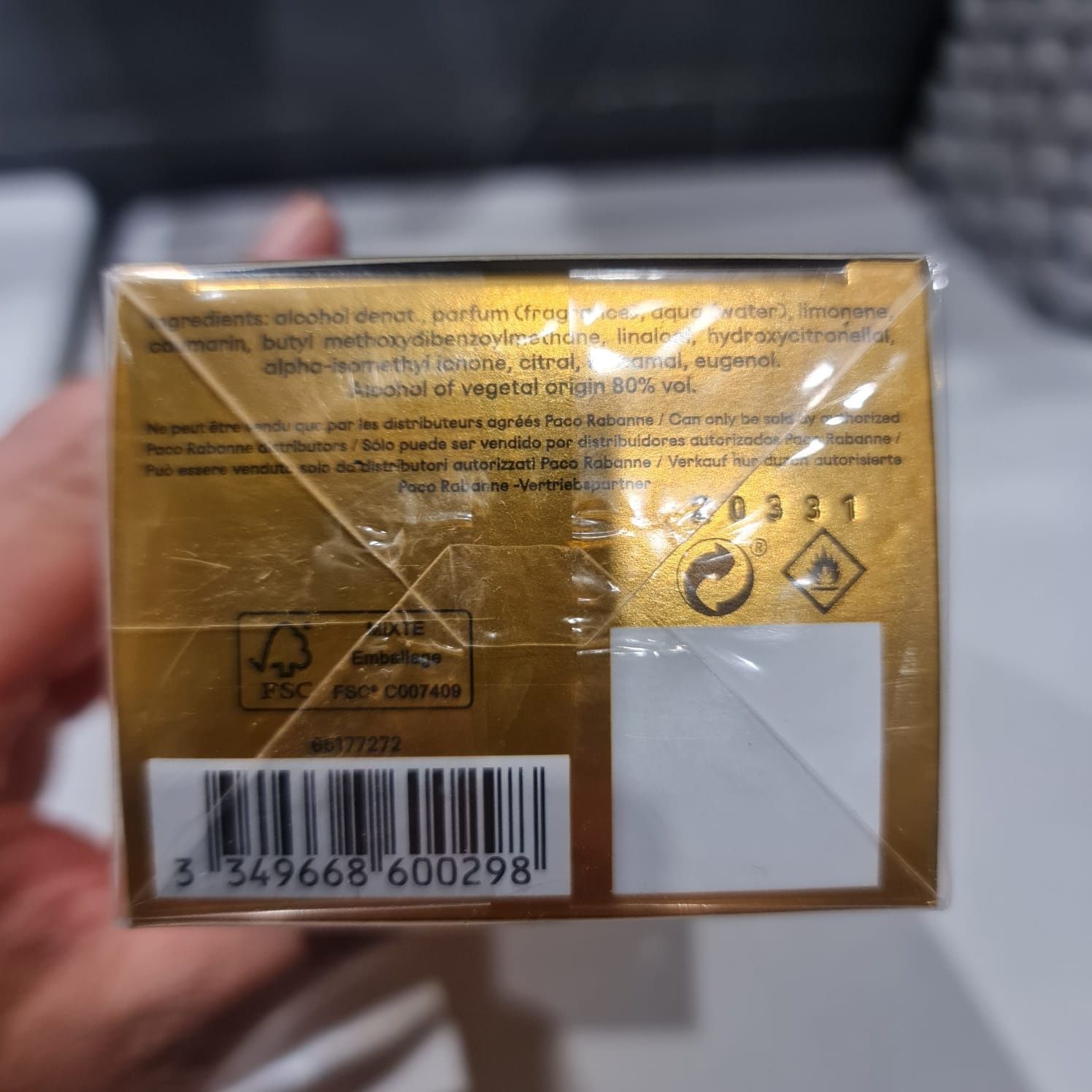 Paco Rabanne One Million Eixir 200 ml edp. 100% oryginał
