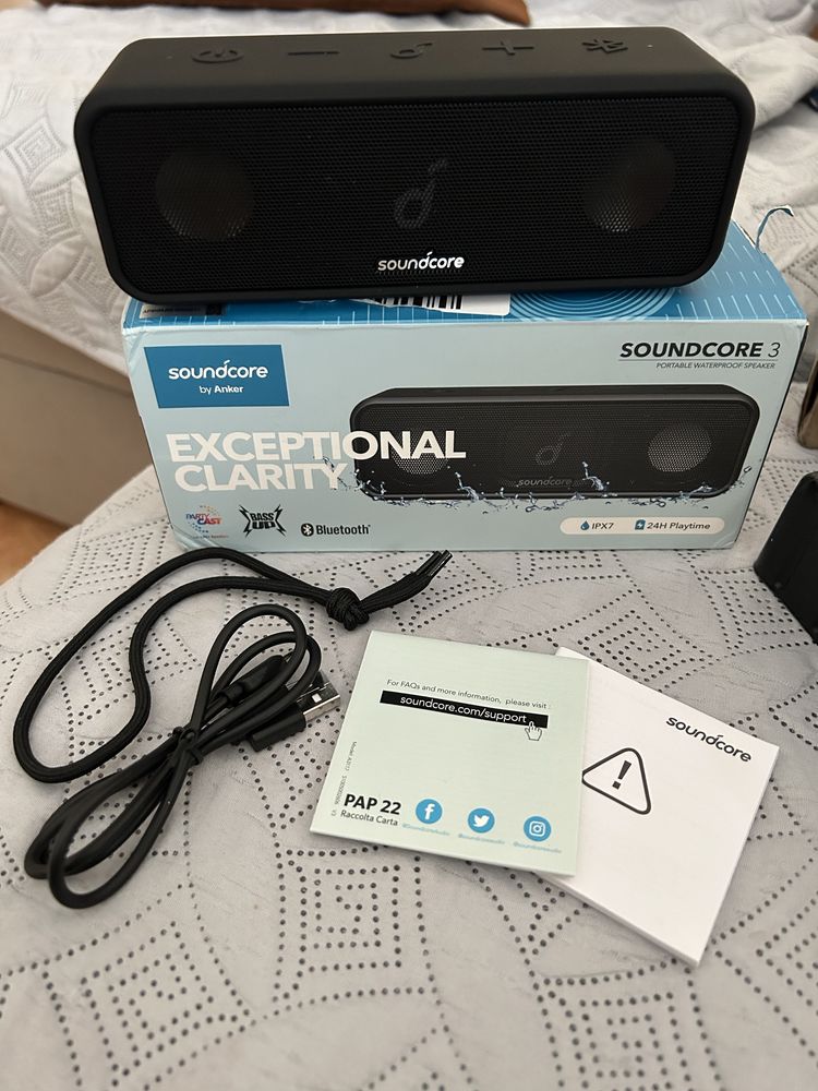 Coluna de som SoundCore3
