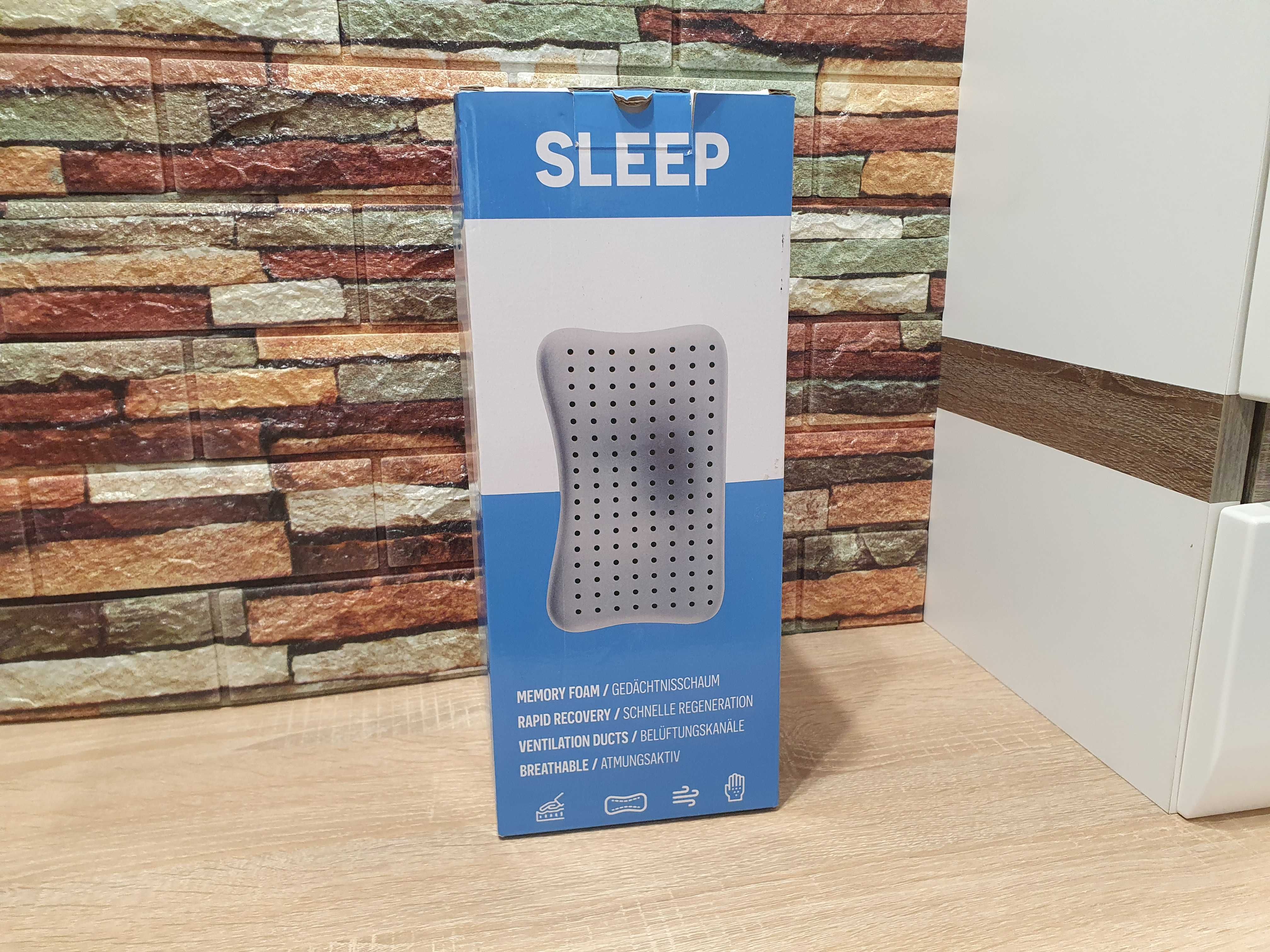 Poduszka Ortopedyczna Memory Foam | Oddychająca | Zdrowy Sen SLEEP