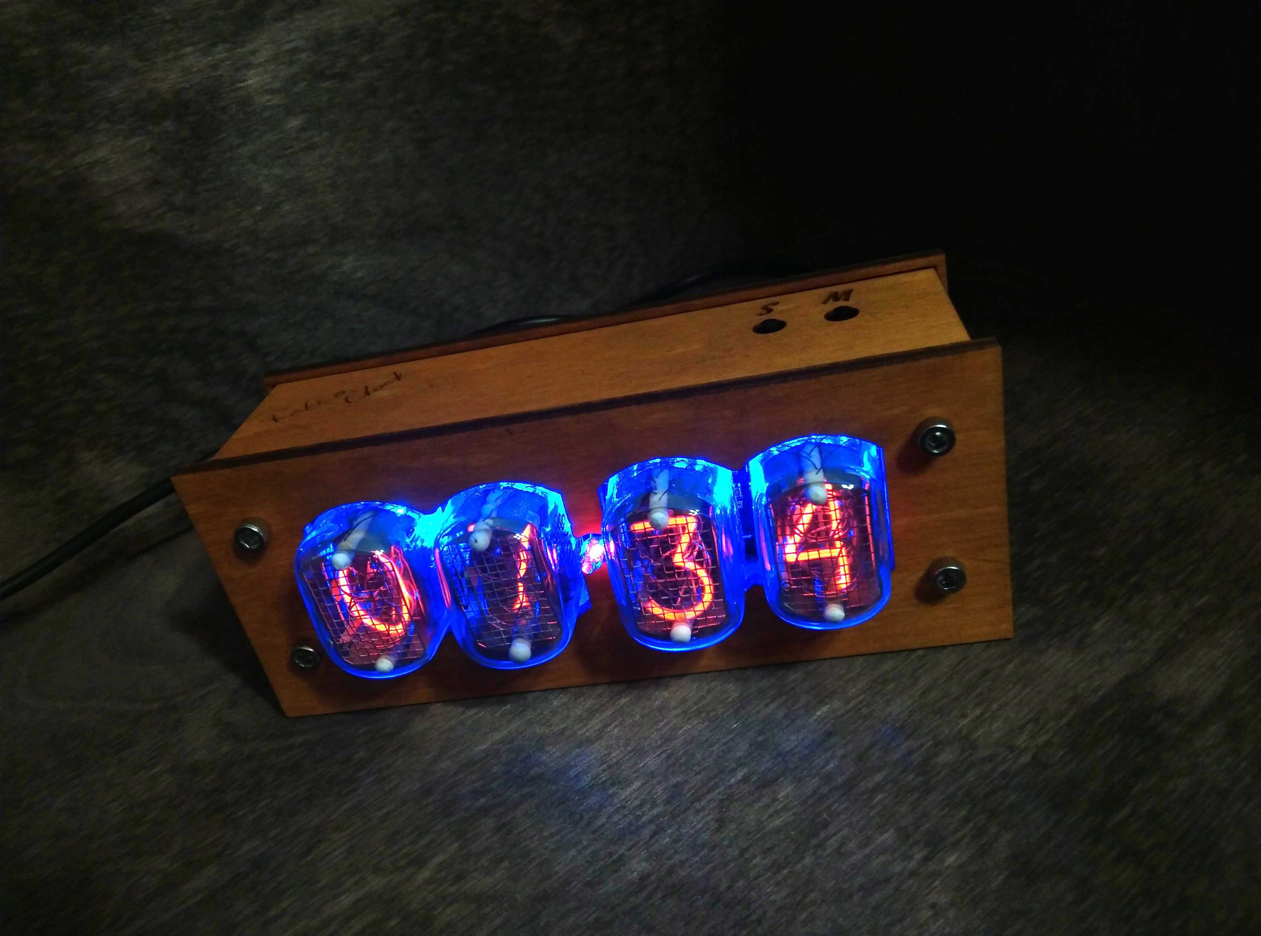 Ламповий годинник ІН-12 / ИН-12 / IN-12 Nixie Clock