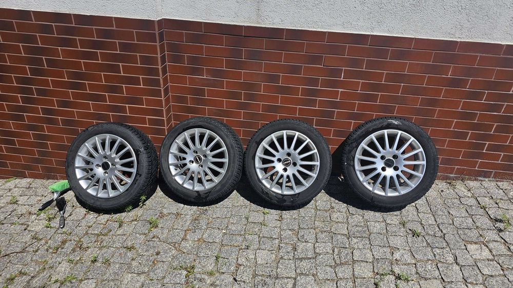 Koła alu Skoda Citygo felgi Borbet 15" +opony Nokian Seasonproof Ideał