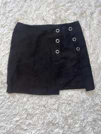 Czarna spódniczka mini 36 H&M