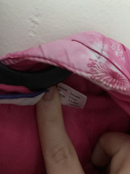 Kurtka kurteczka różowa Lupilu krótka 3-4 lata dmuchawce