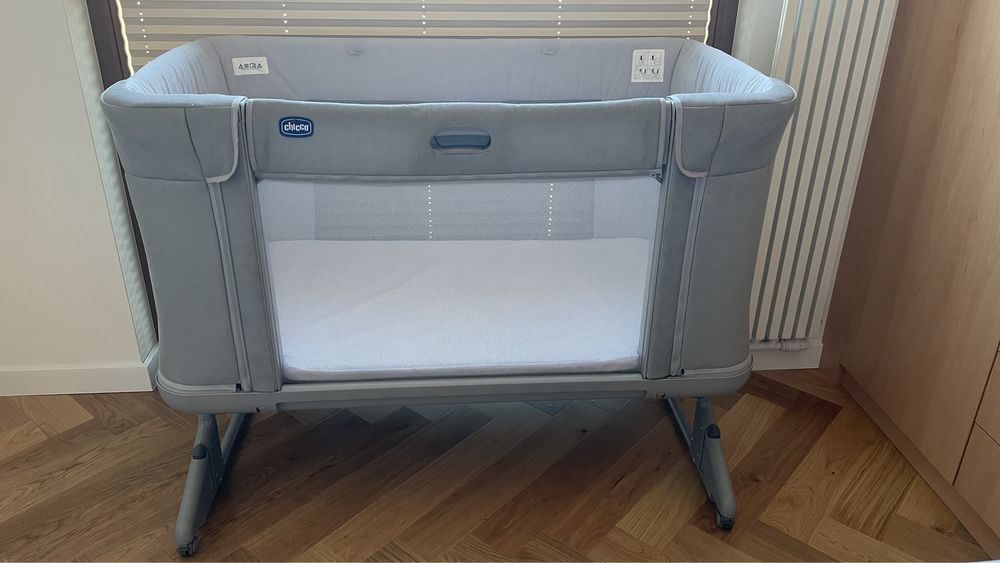 Chicco Next2Me Forever Łóżeczko Dostawne cool gray