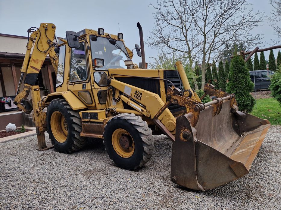Koparko-Ładowarka CAT 428B Szczęka/Widły/Teleskop/4łyżki