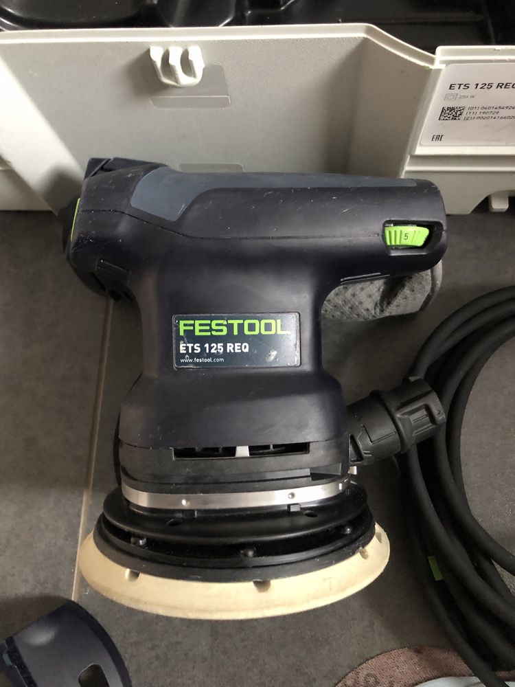 Ексцентрикова шліфувальна машинка Festool ETS 125 REQ