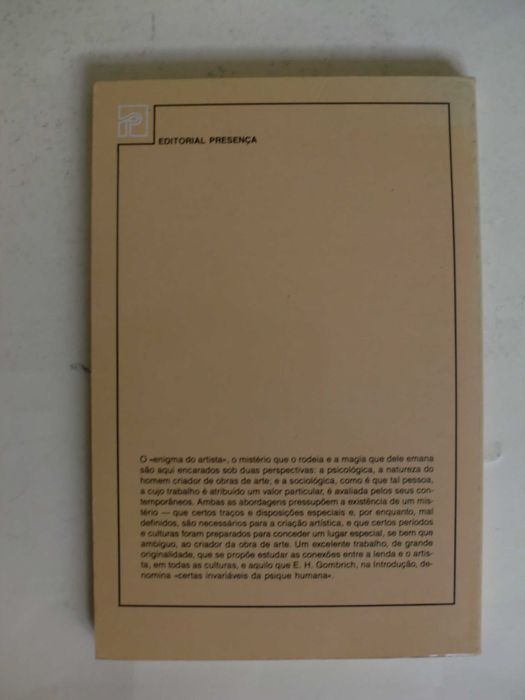 Lenda, Mito e Magia - Na Imagem do Artista
de Ernst Kris e Otto Kurz