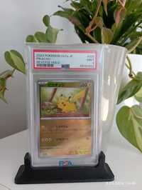 Karta Pokemon. Pikachu Reverse Holo #025. PSA9 Mint.