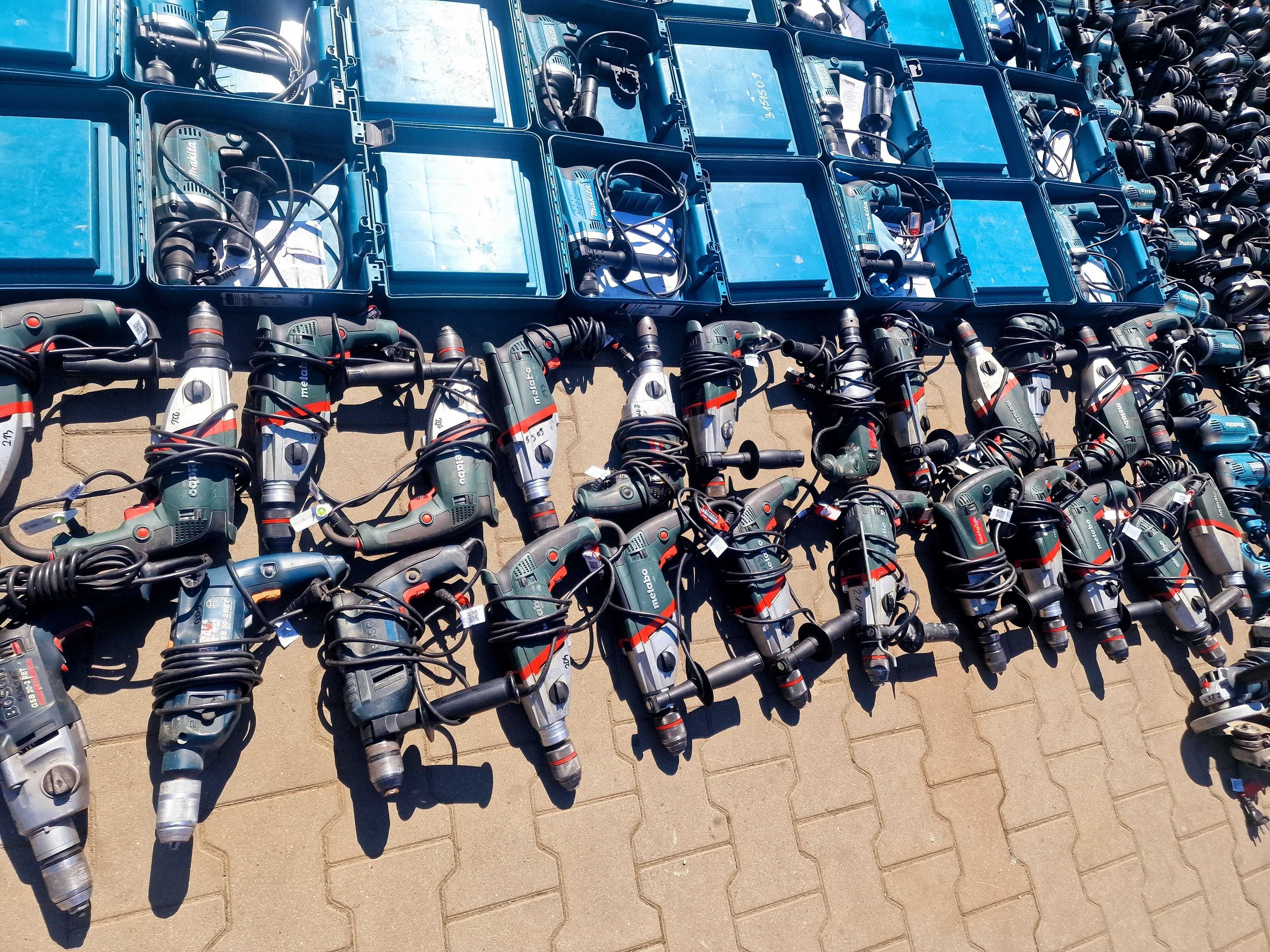 Pakiet elektronarzędzi Makita Bosch Metabo Nowe i Używane Kątówka