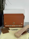 Сумочка Burberry Check Detail Leather Flap Bag / сумка Барбері Чек