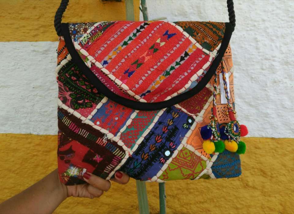 Mala boho patchwork Vilanova Accessories nova