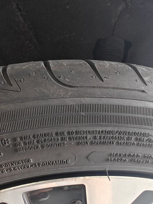 Komplet kół , opona i felga aluminiowa