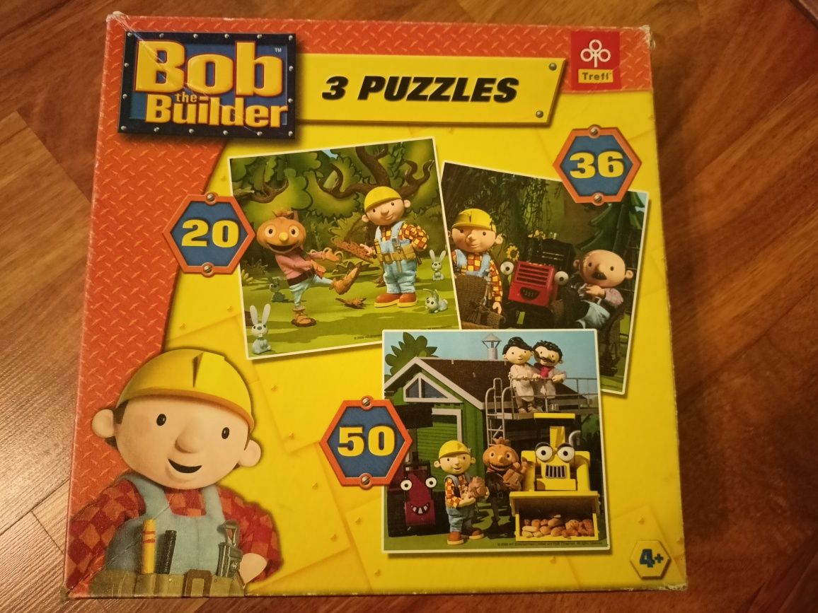 Puzzle Bob Budowniczy 4+ .