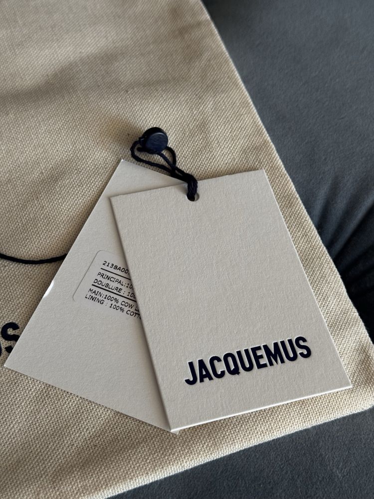Jacquemus Large Bambino. Оригінал кросбоді жакюмус сумка