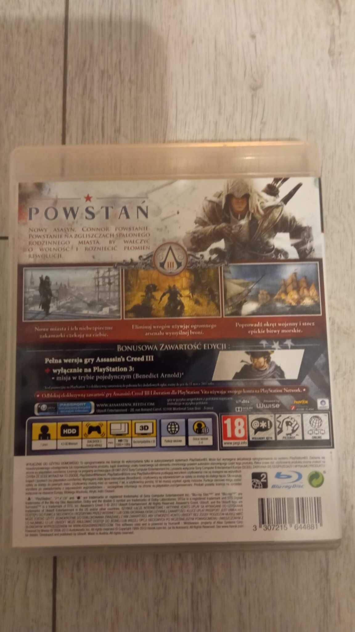 Assassin creed 3 ps3