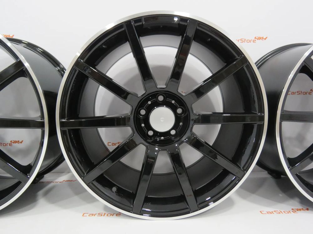 Jantes Riva NBZ 19 x 8.5 et 46 + 9.5 et 35  5x112 Preto Brilhante
