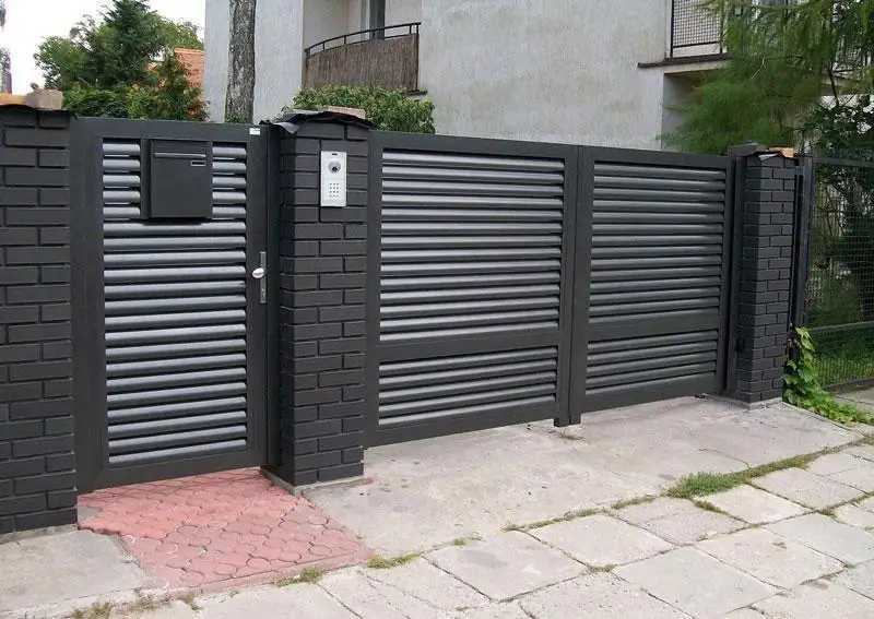 Ворота розпашні під ключ/Распашные ворота/Раздвижные/Калитки/Монтаж