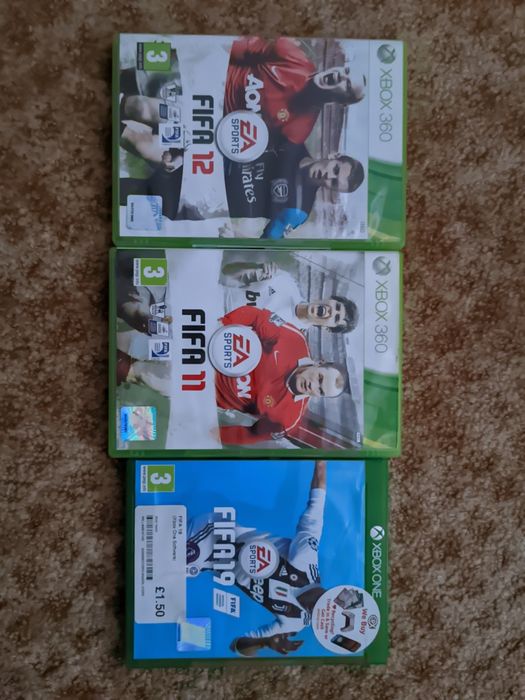 Диск игра Xbox Fifa 11,12,19