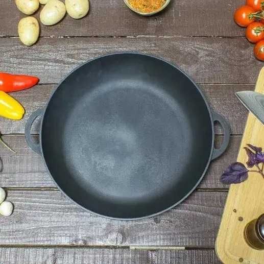 Жаровня 28-45 см сковорода пательня чавунна сітон Syton чугунная