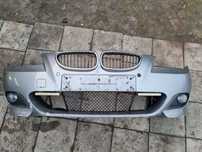 BMW E60 E61 zderzak przód przedni m pakiet silbergrau a08 m-pakiet