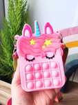 Nowa torebka pop it różowa dla dziewczynki jednorożec unicorn