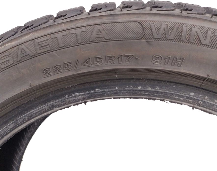 2x 225/45 R17 Saetta Winter opony zimowe 8 mm / montaż kurier