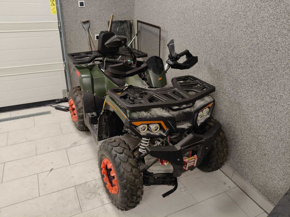 Quad DUŻY ASIX RANGER 250CM3 wyciągarka pług do odśnieżania