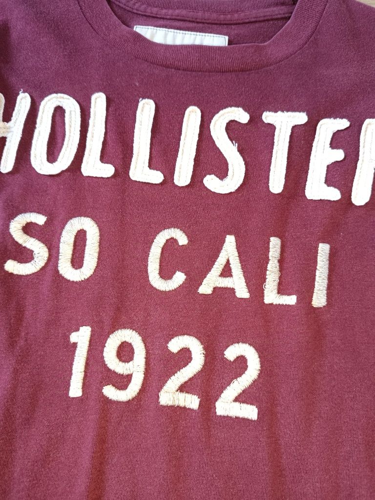 T-shirt męski chłopięcy młodzieżowy koszulka krótki rękaw Hollister S