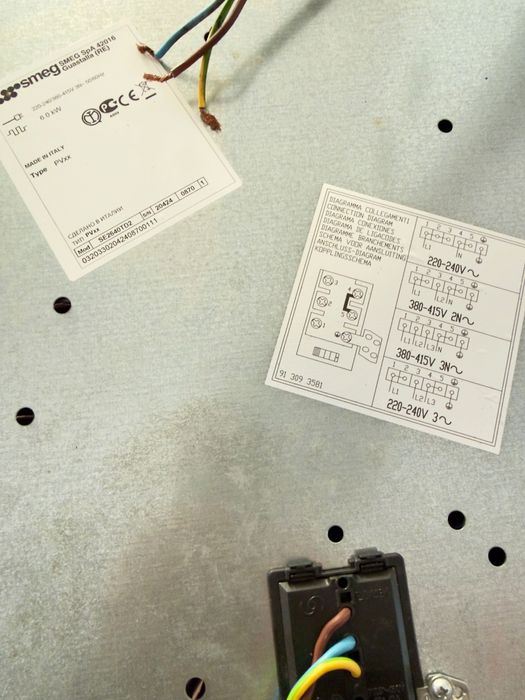 Placa vitrocerâmica Smeg