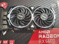 Karta graficzna MSI RX 6600 ARMOR 8 GB GDDR6