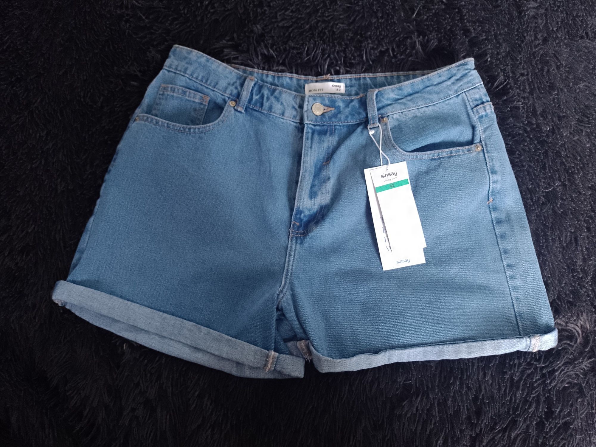 Spodenki jeans dżins damskie rozmiar 42