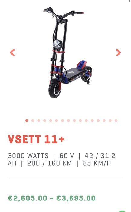 Trotinete vsett 11+