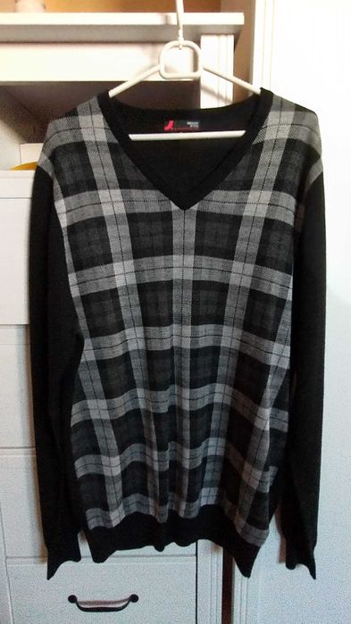 Nowy sweter Dressmann r.L wełna/akryl