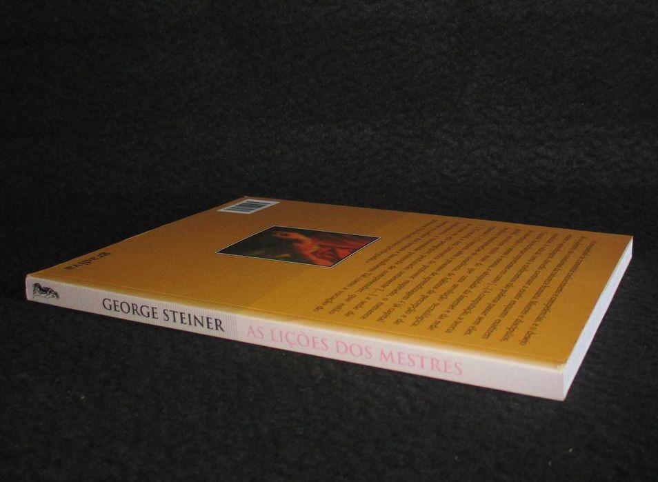 Livro As Lições dos Mestres George Steiner