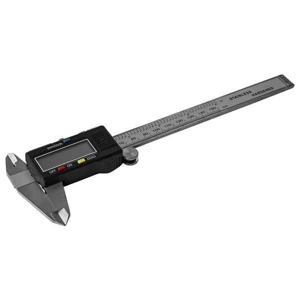 (Com Iva) Paquímetro Digital 150 MM Peclise Metálico Em Aço