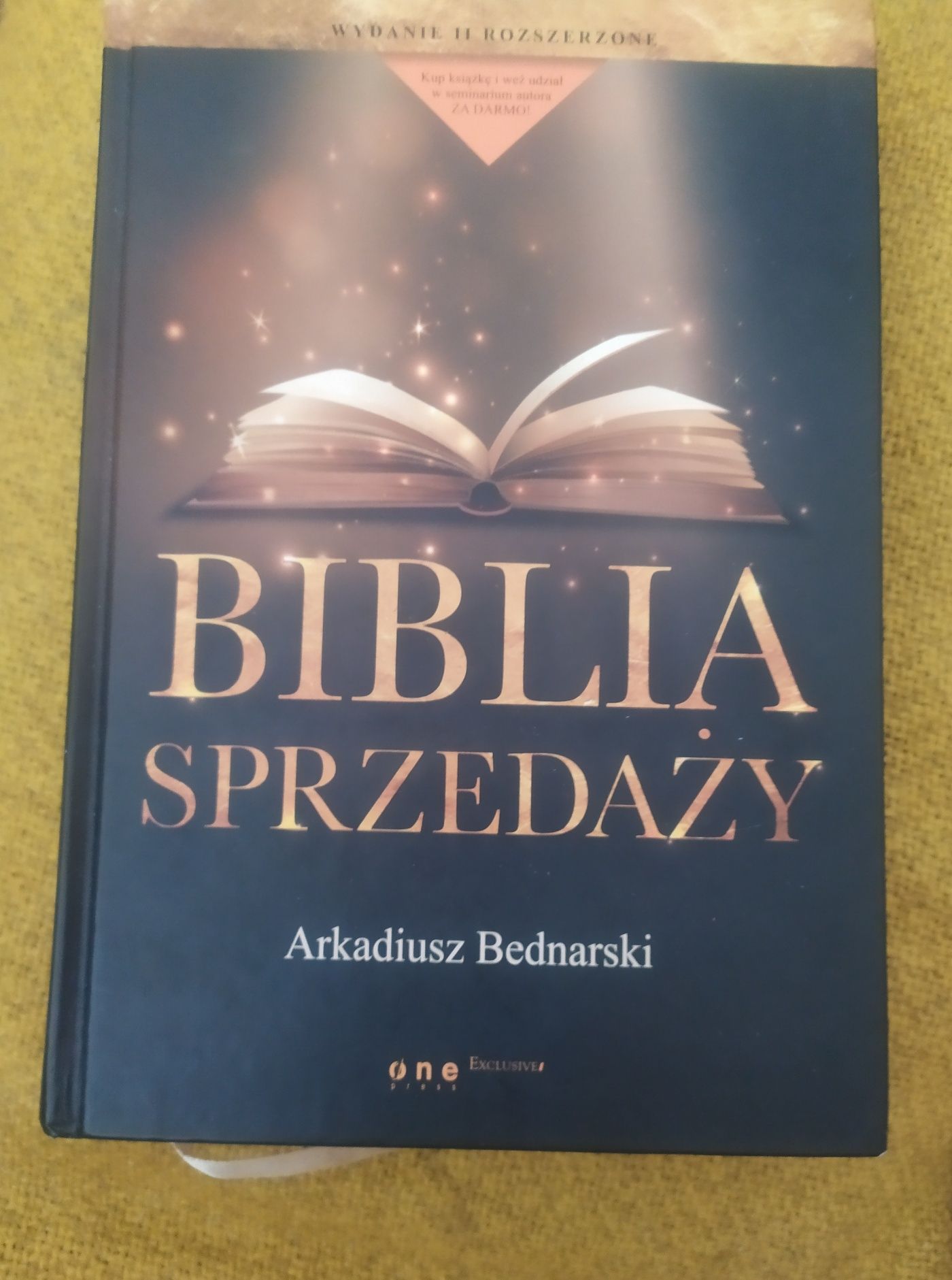 Biblia sprzedaży Arkadiusz Bednarski wydanie II rozszerzone prezent.