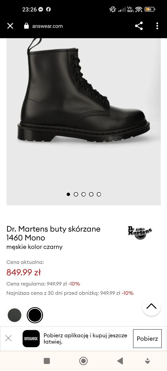 Buty Dr Martens 1460