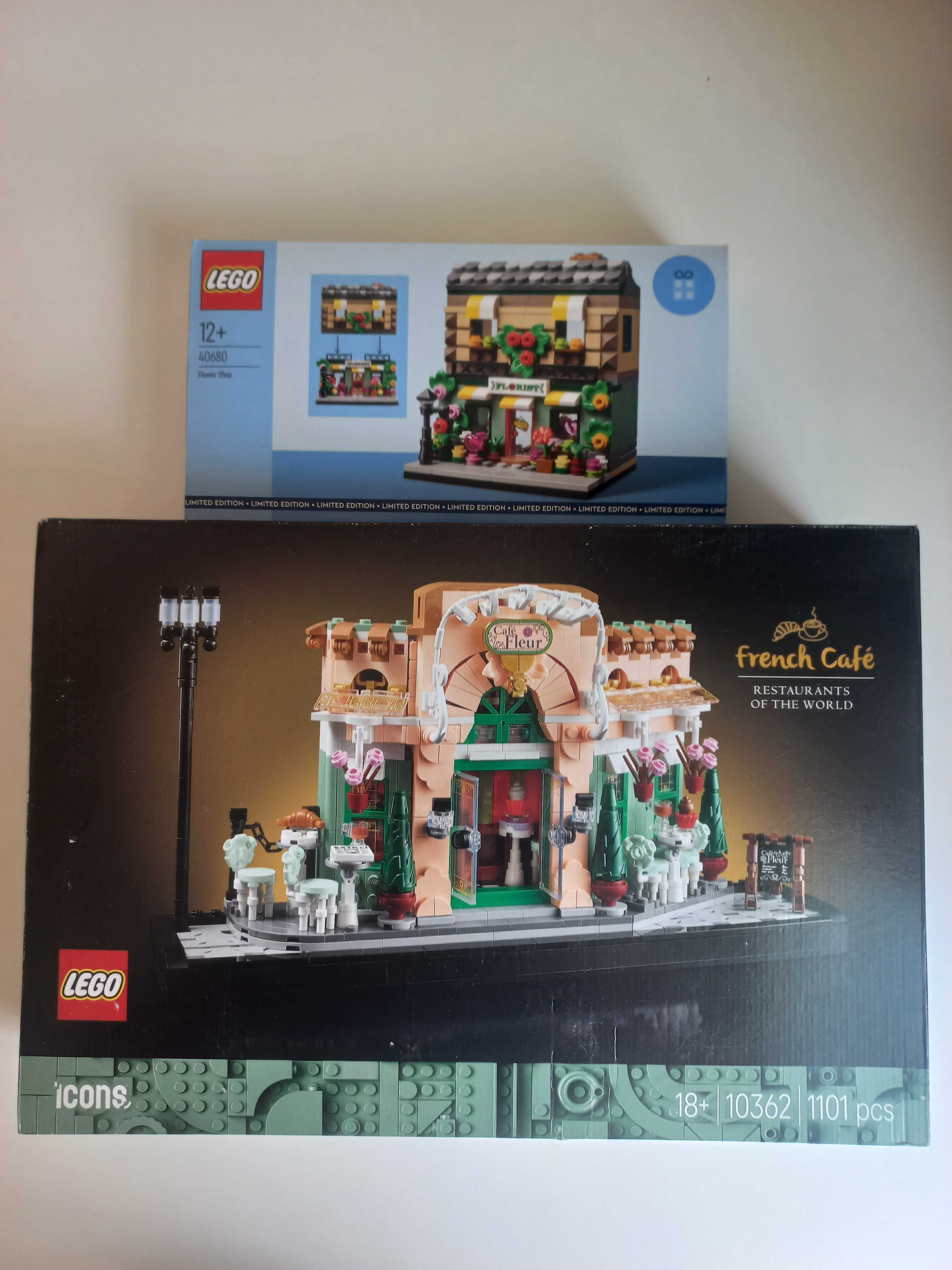 LEGO® 10362 + 40680 Francuska Kawiarenka i Kwiaciarnia
