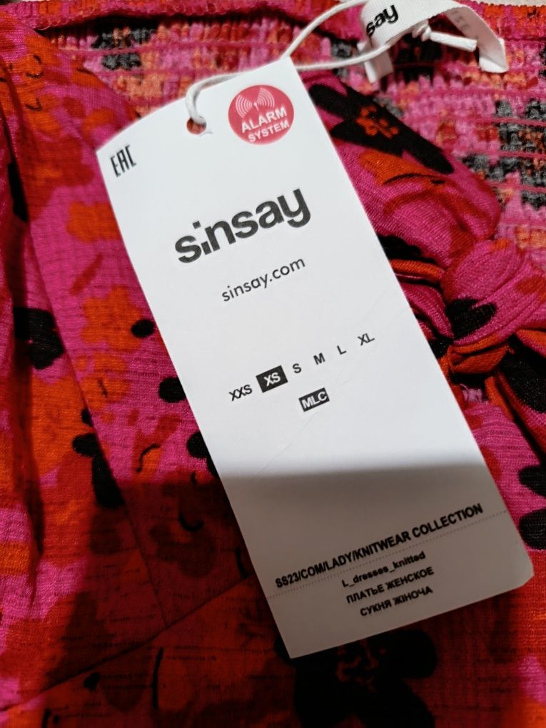 Платье мини летнее XS  Sinsay
