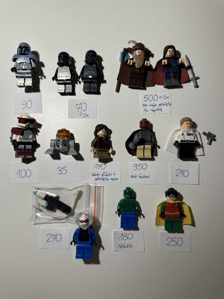 Lego Figurki Star Wars/Super Heroes/Lotr/Hobbit