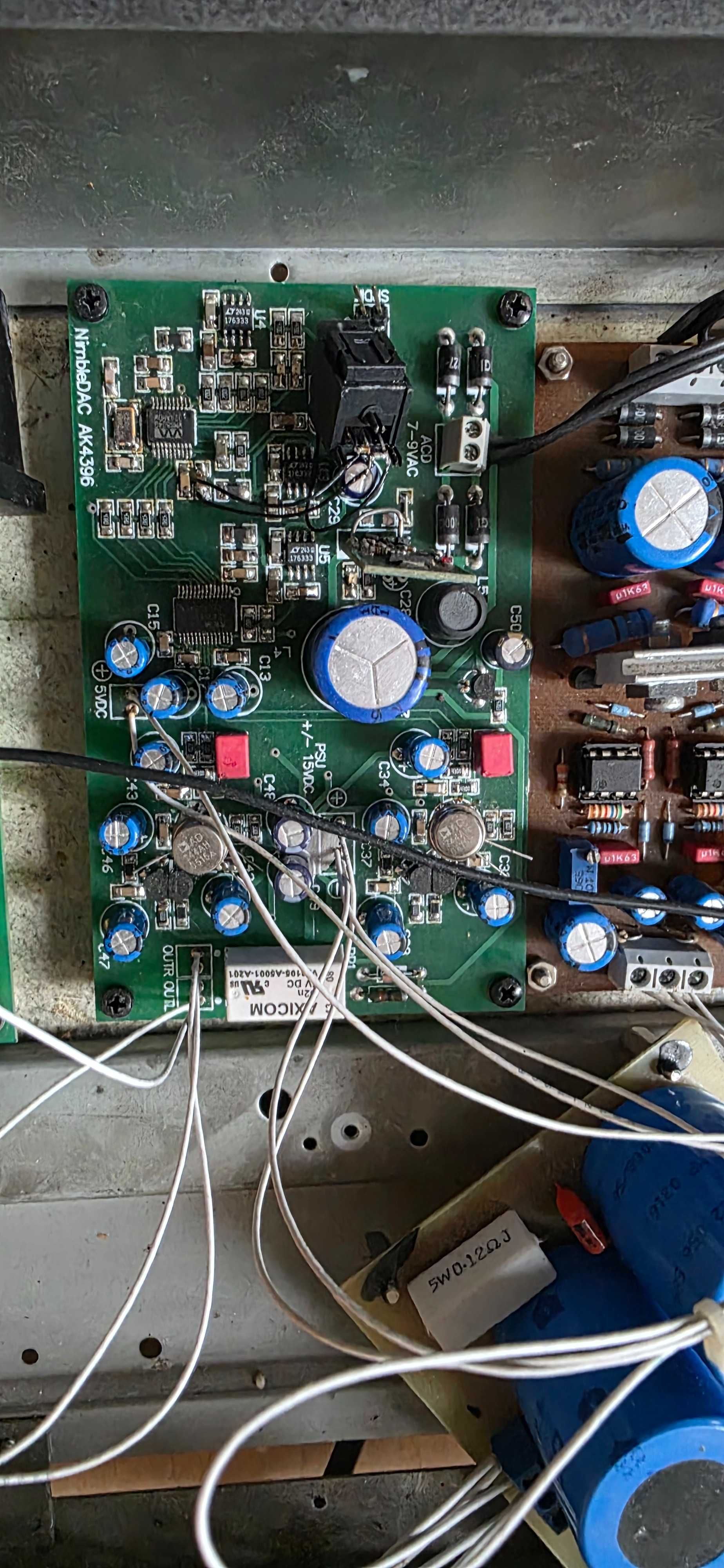 Wzmacniacz słuchawkowy HDP01 + DAC AK4396 DIY